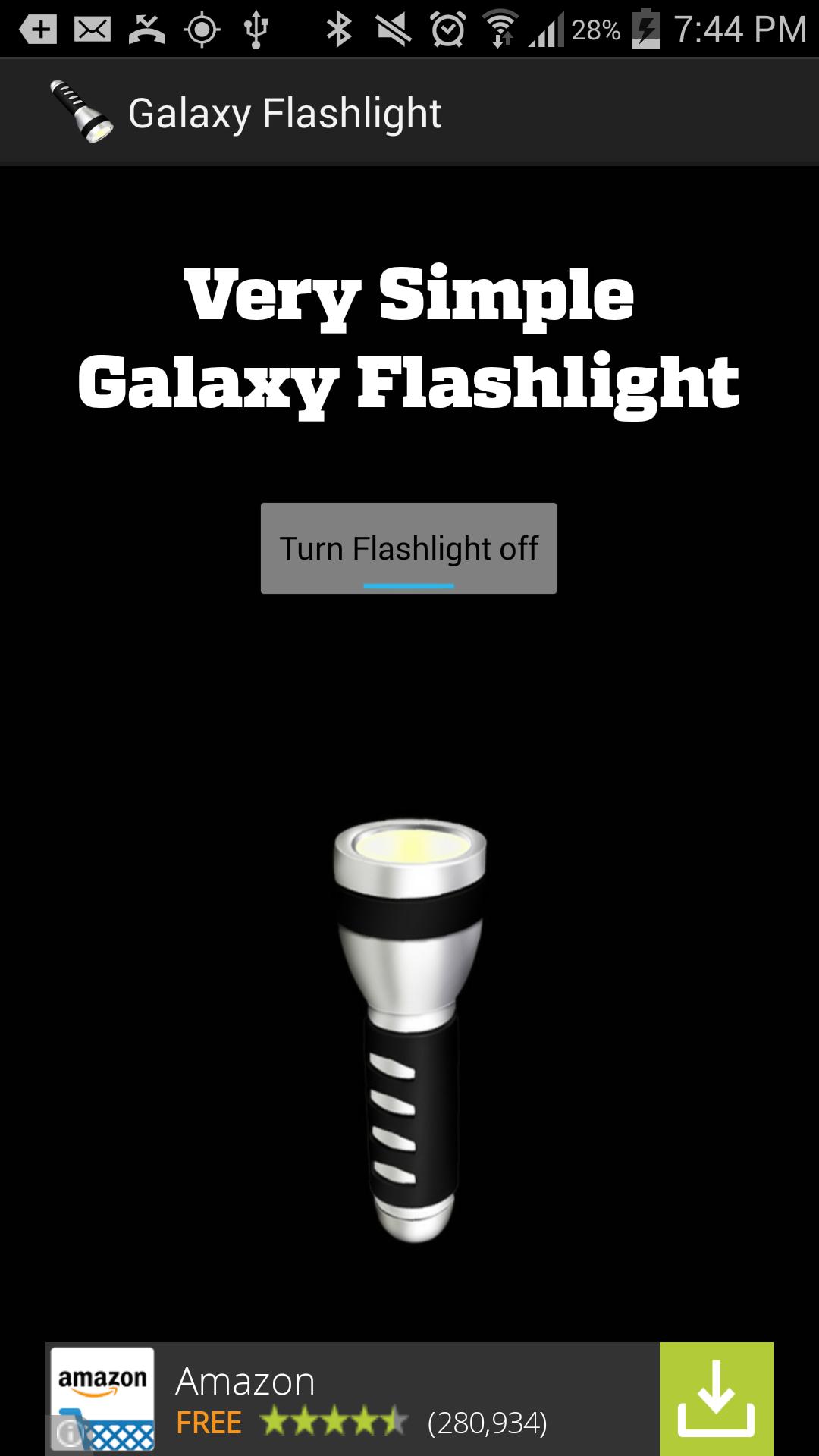 Simple Galaxy Flashlight Free