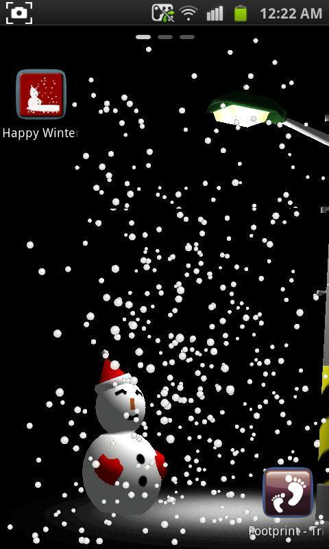 Happy Winter 3D LWP Free
