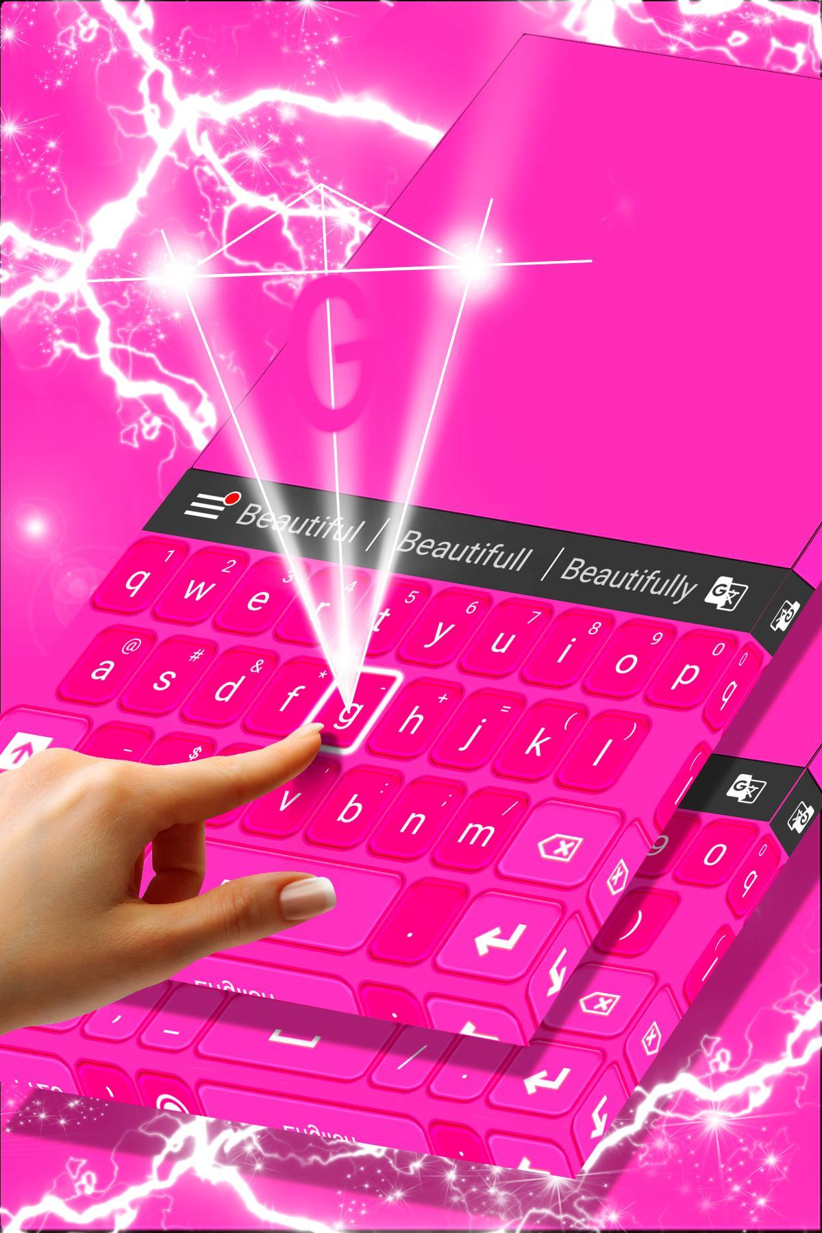 Pink Keyboard Personalization