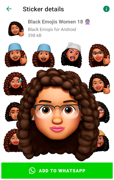 Black emojis for Android