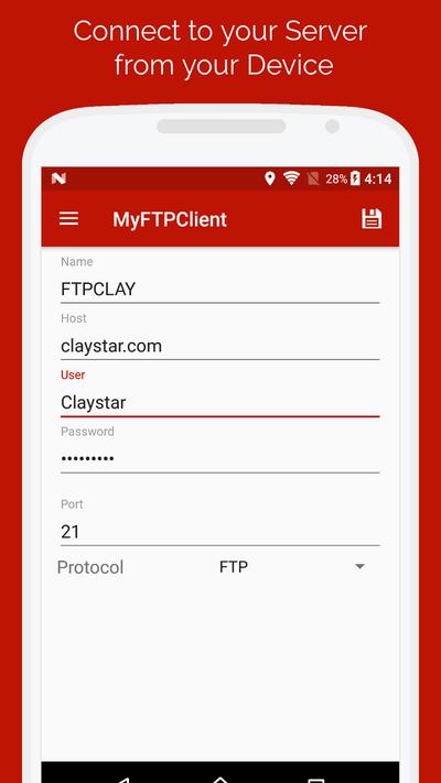 My FTP Client - FTP Server Manager