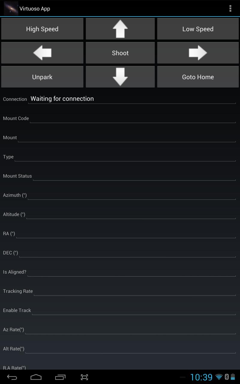 Virtuoso Telescope Control