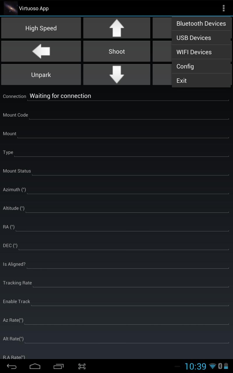 Virtuoso Telescope Control