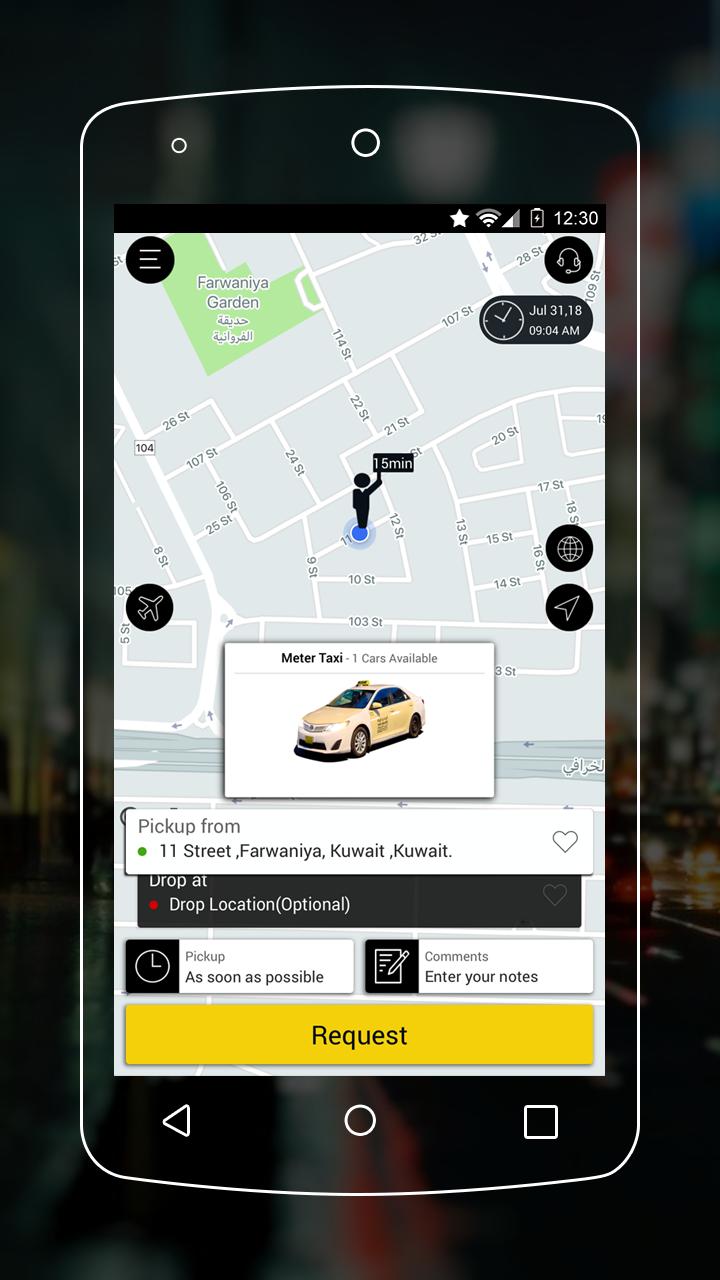 Q8 Taxi - Book taxi in Kuwait