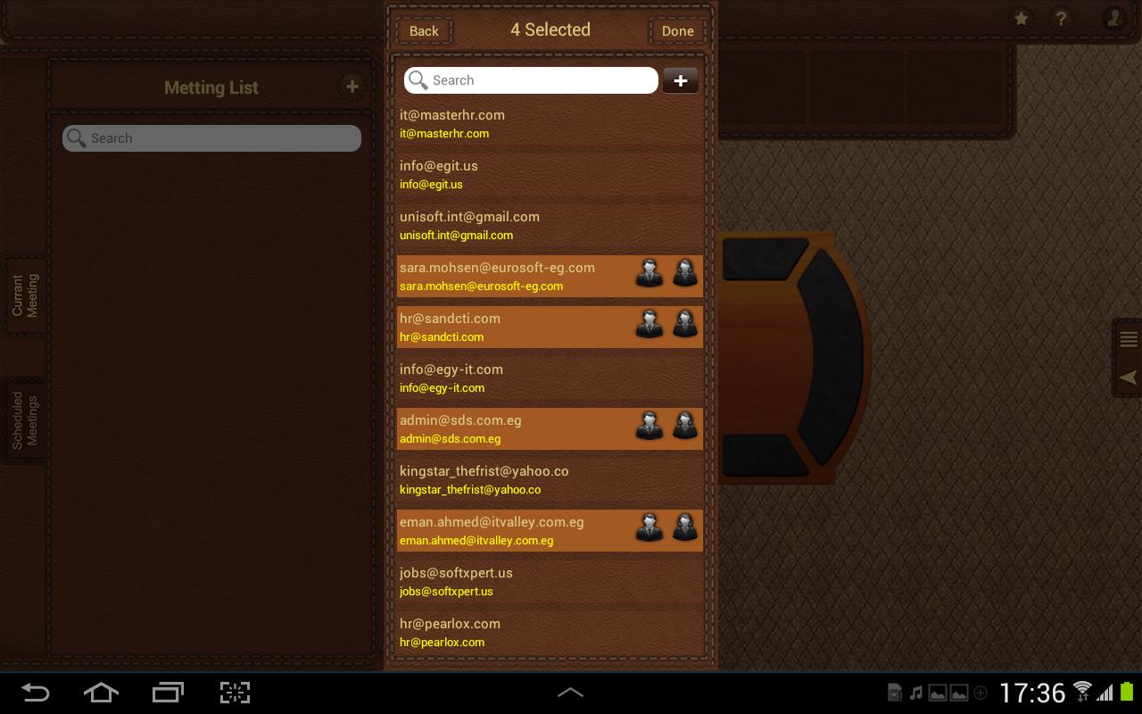 Meeting Minutes for Android