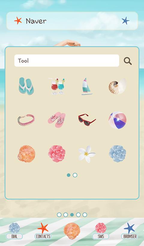 pinup girl summer beach dodol