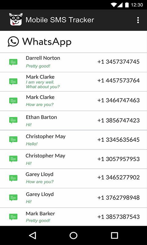 Mobile SMS Tracker