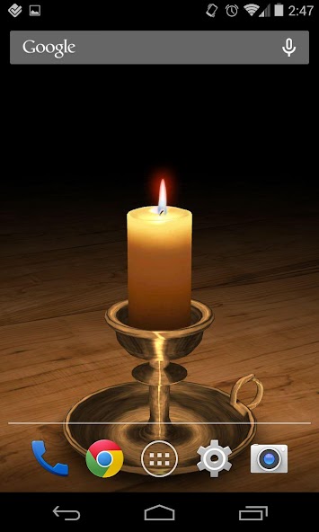 Melting Candle Wallpaper Lite
