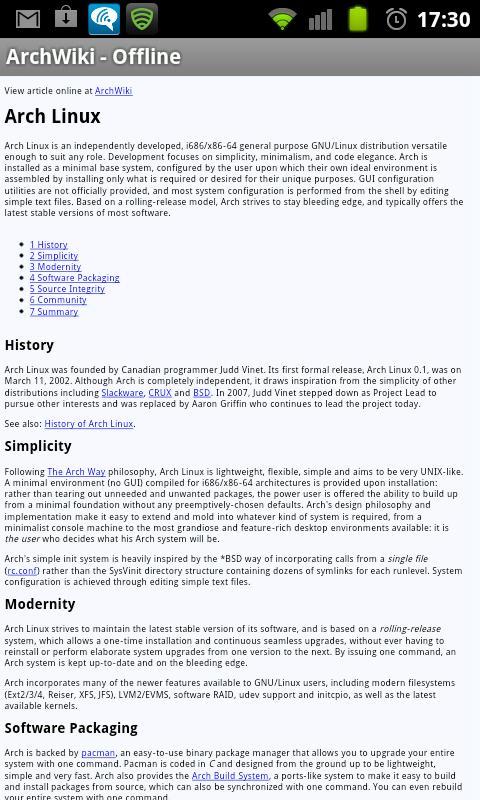 AWOL: ArchWiki Offline