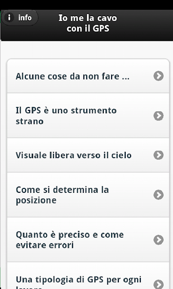 Io me la cavo con il GPS