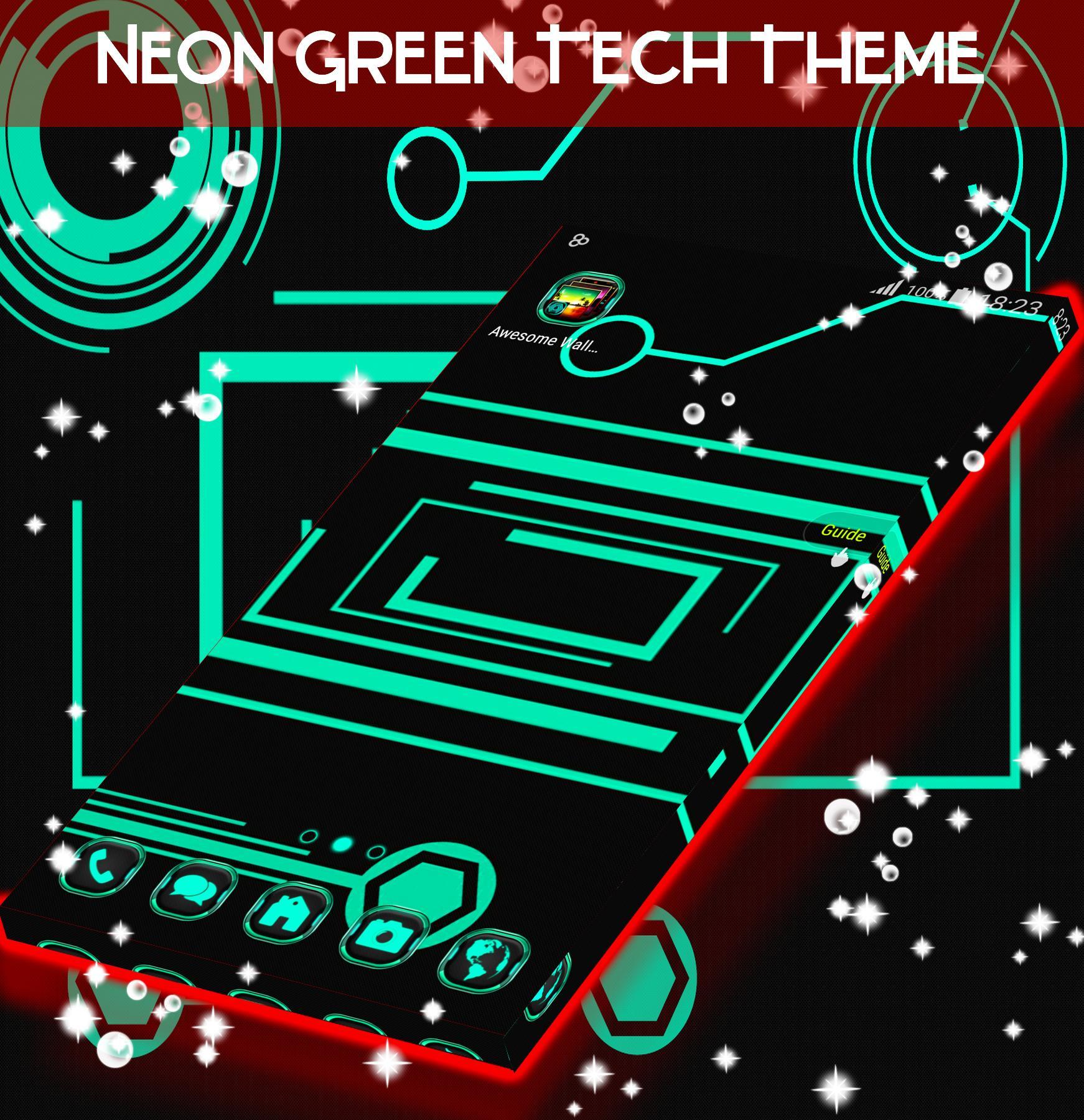 Neon Green Tech Theme