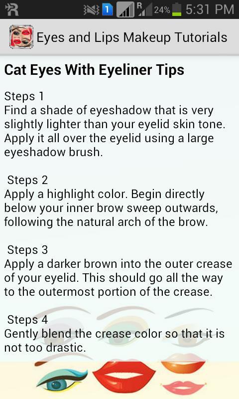 Eyes and Lips Makeup Tutorials