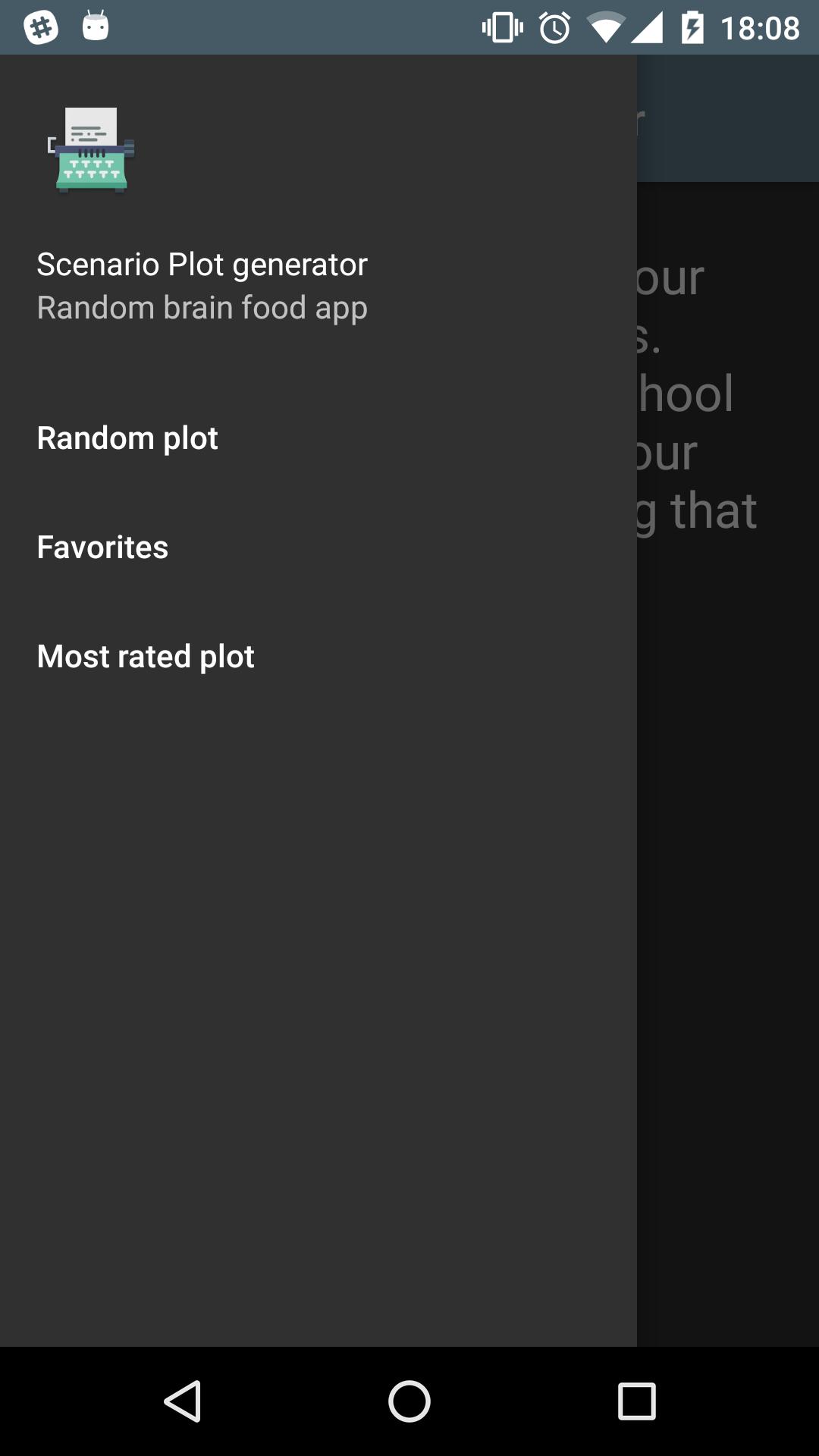 Plot Scenario Generator