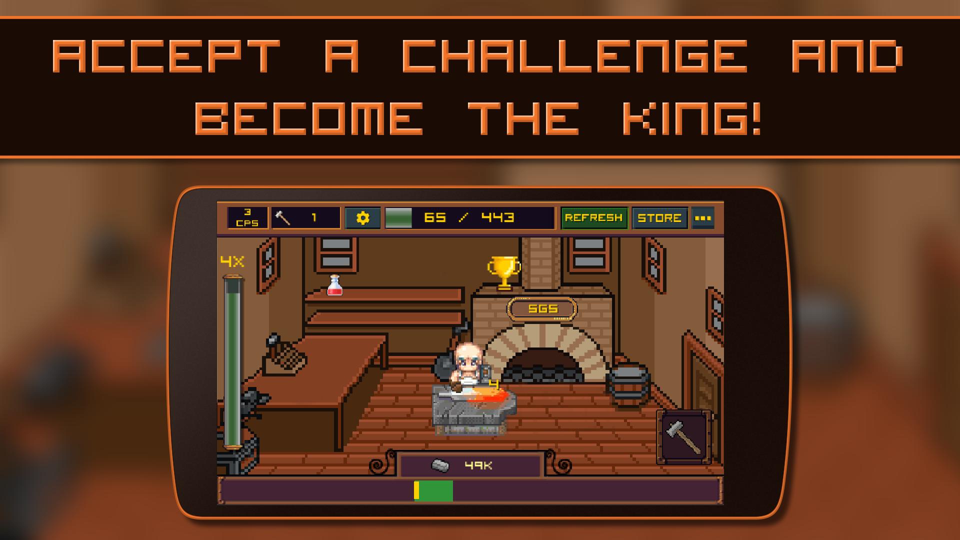 King of Smiths: Clicker game
