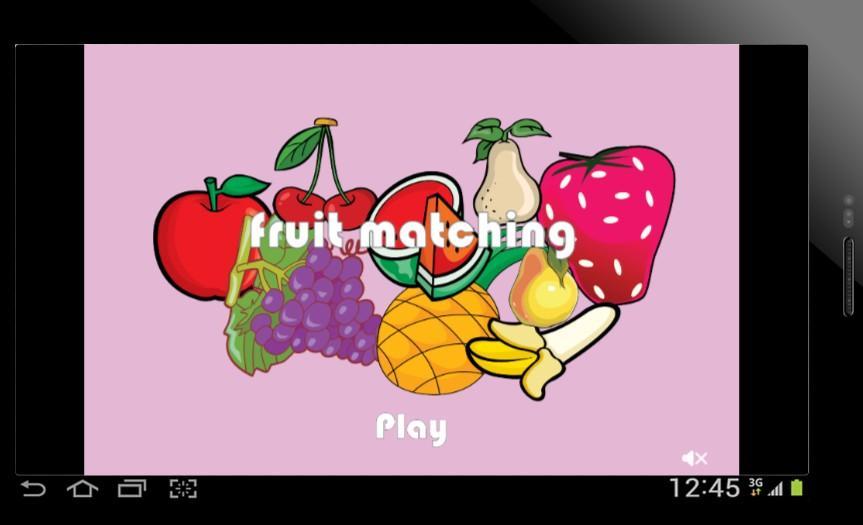 Fruit Matching Game