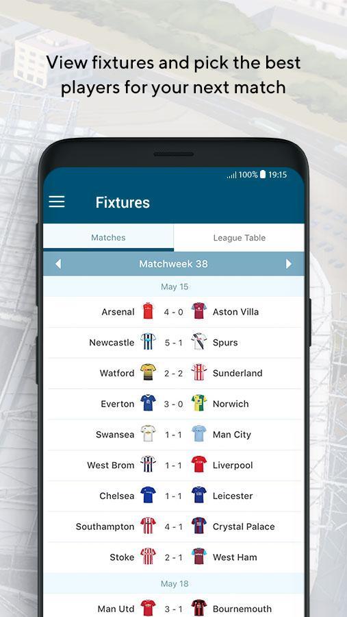 EPL Manager Fantasy Game