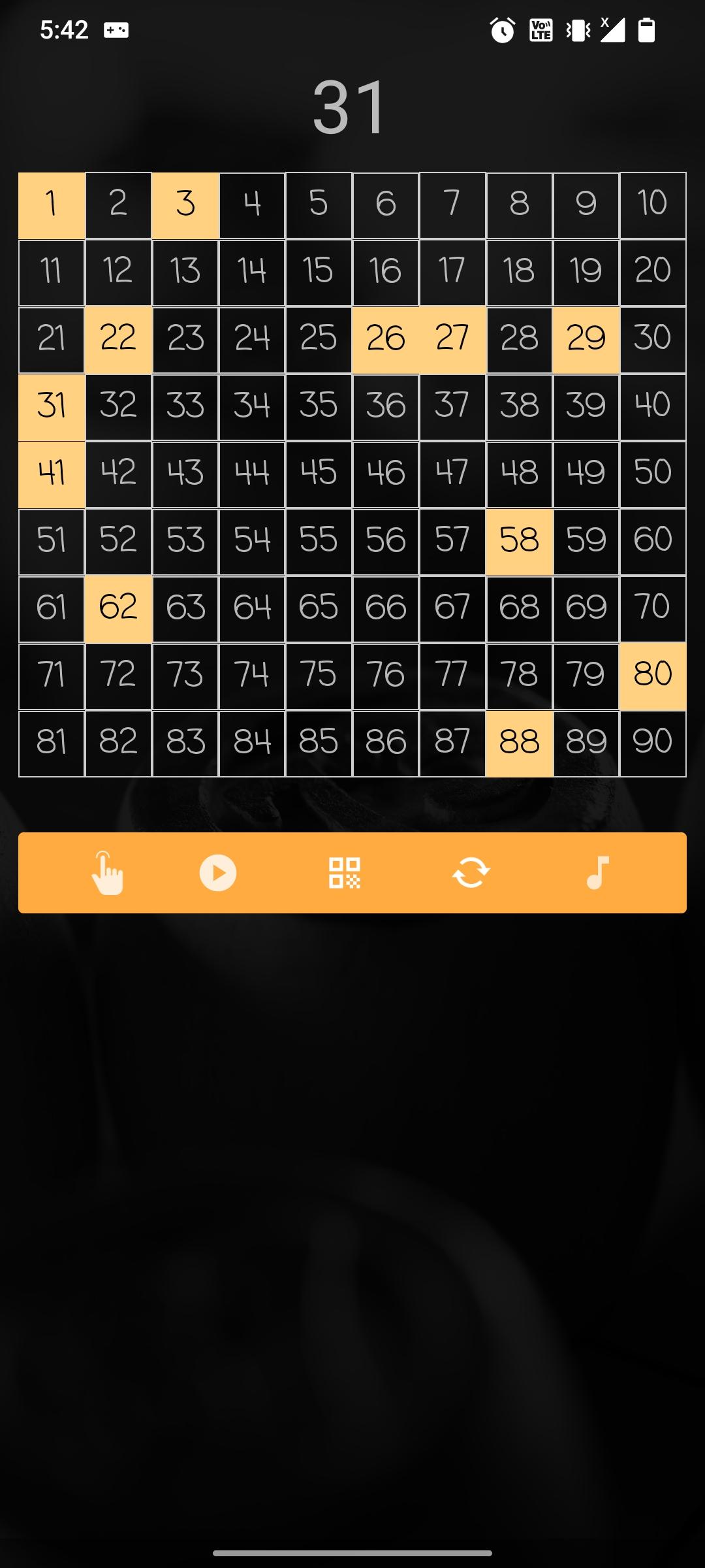 Housie  Tambola Board