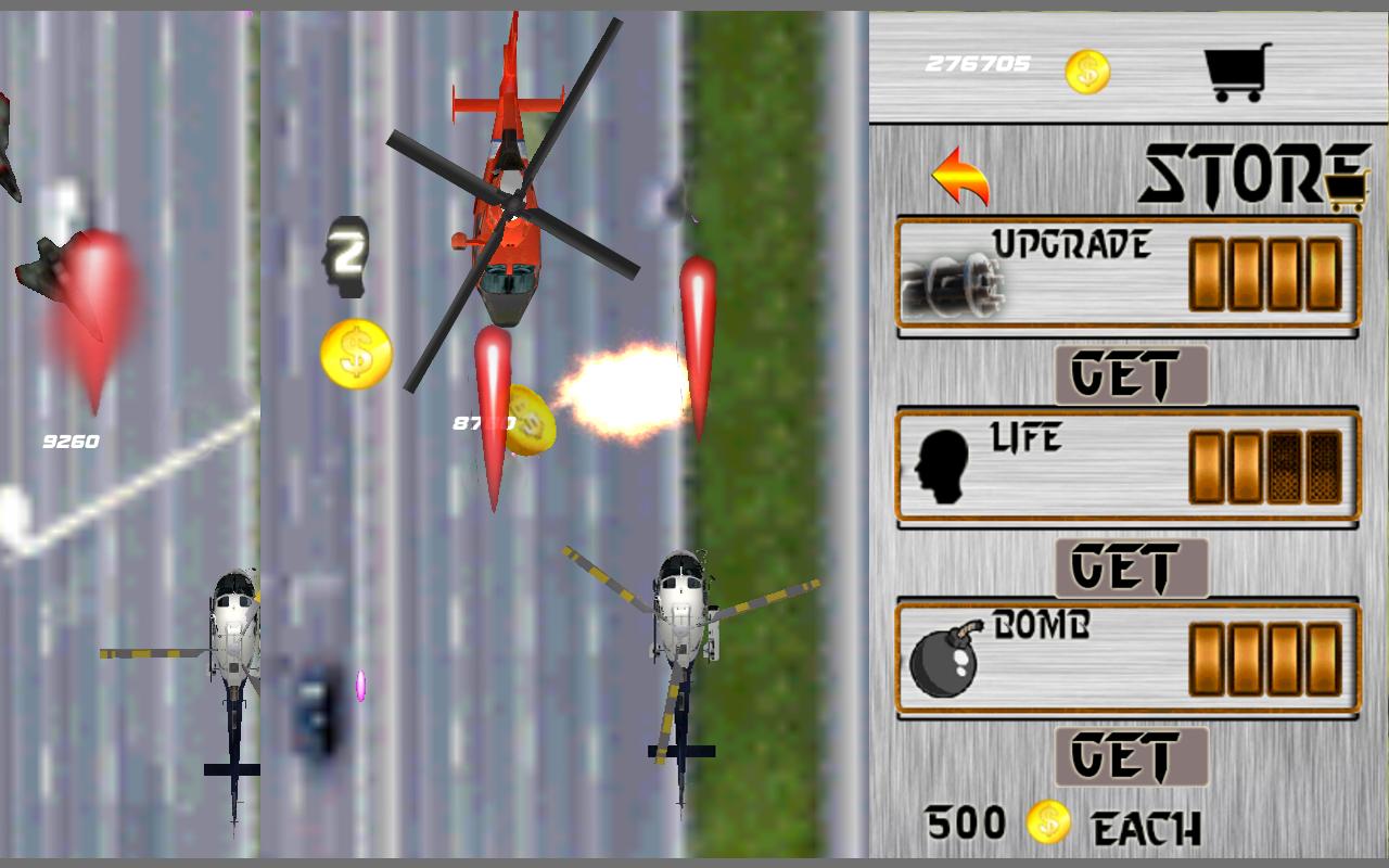 Helicopter Air Gunship Battle