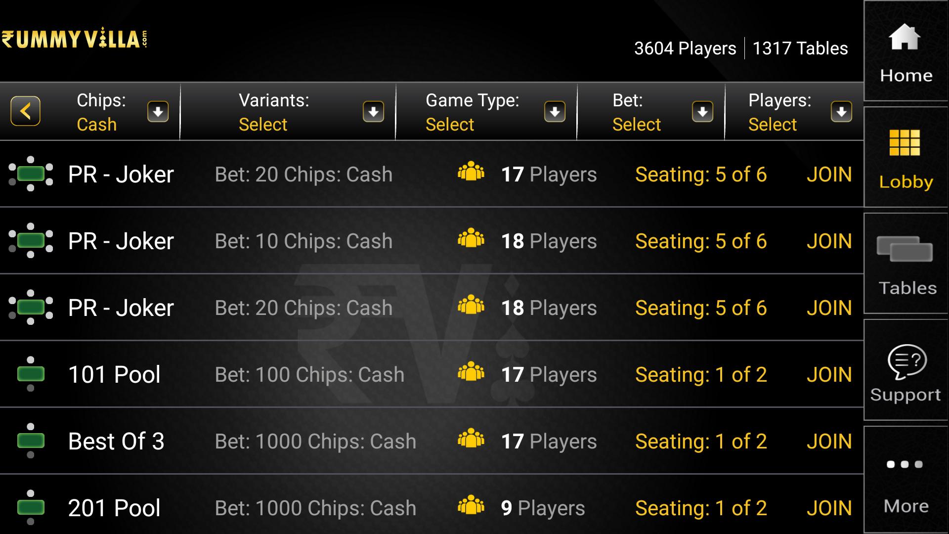 RummyVilla - Play Rummy Online