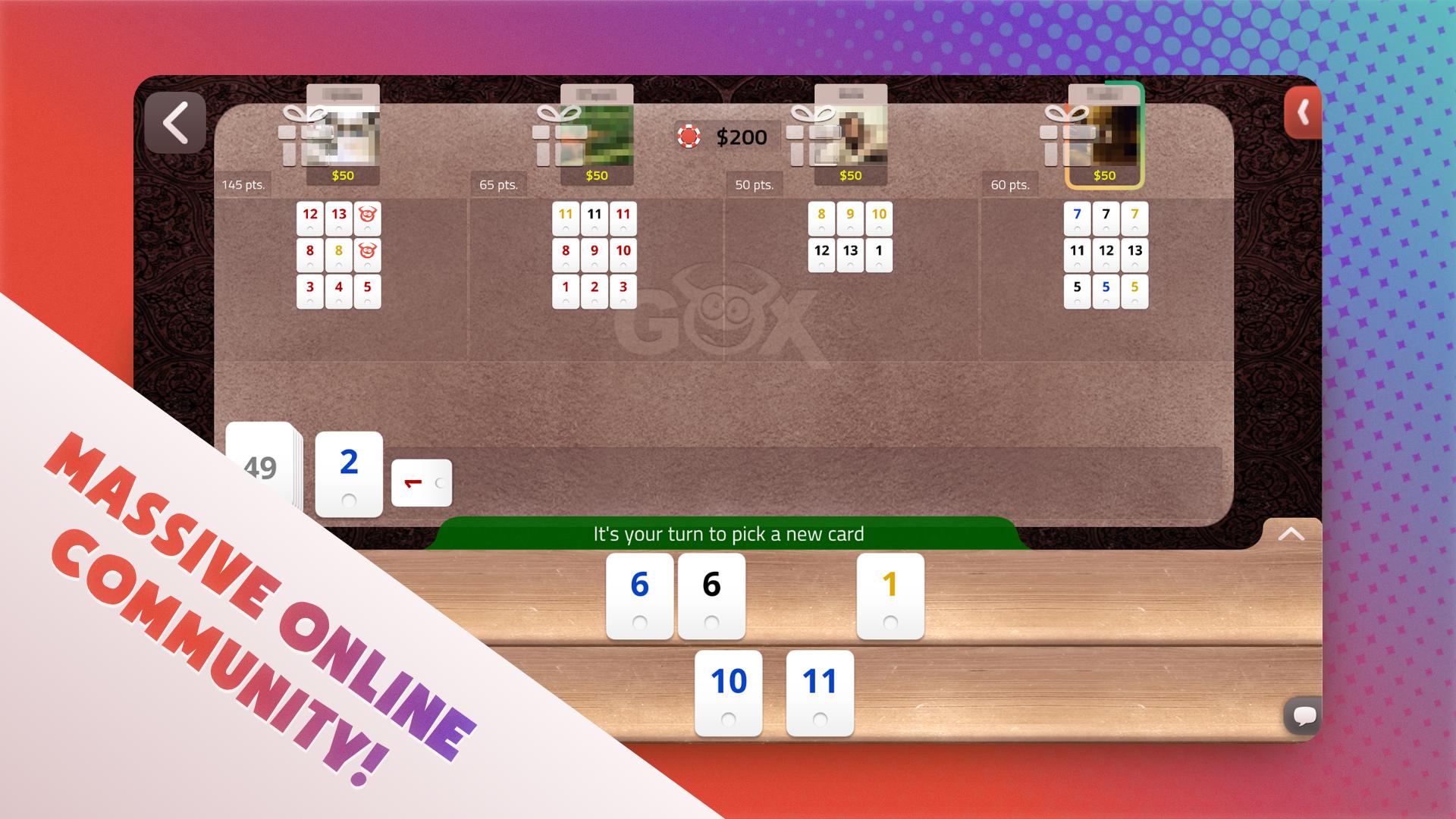 GOX Rummy Meld - Remi etalat