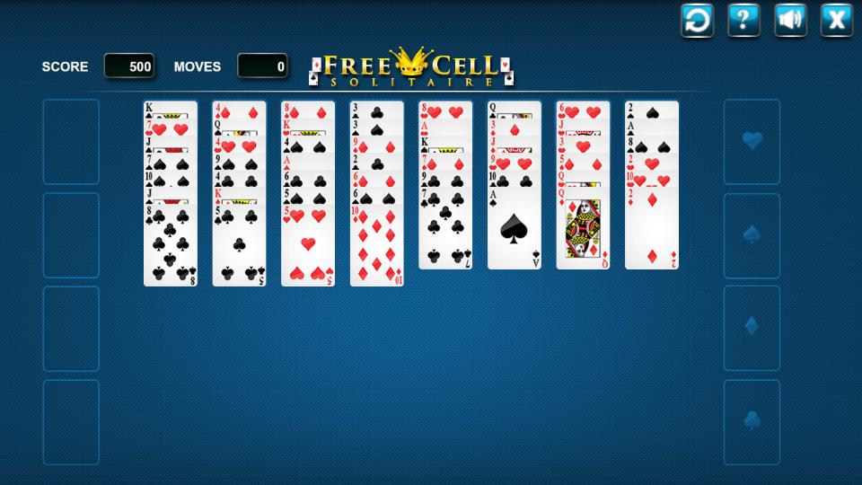 Solitaire Freecell card