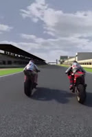 mountain motocross racer