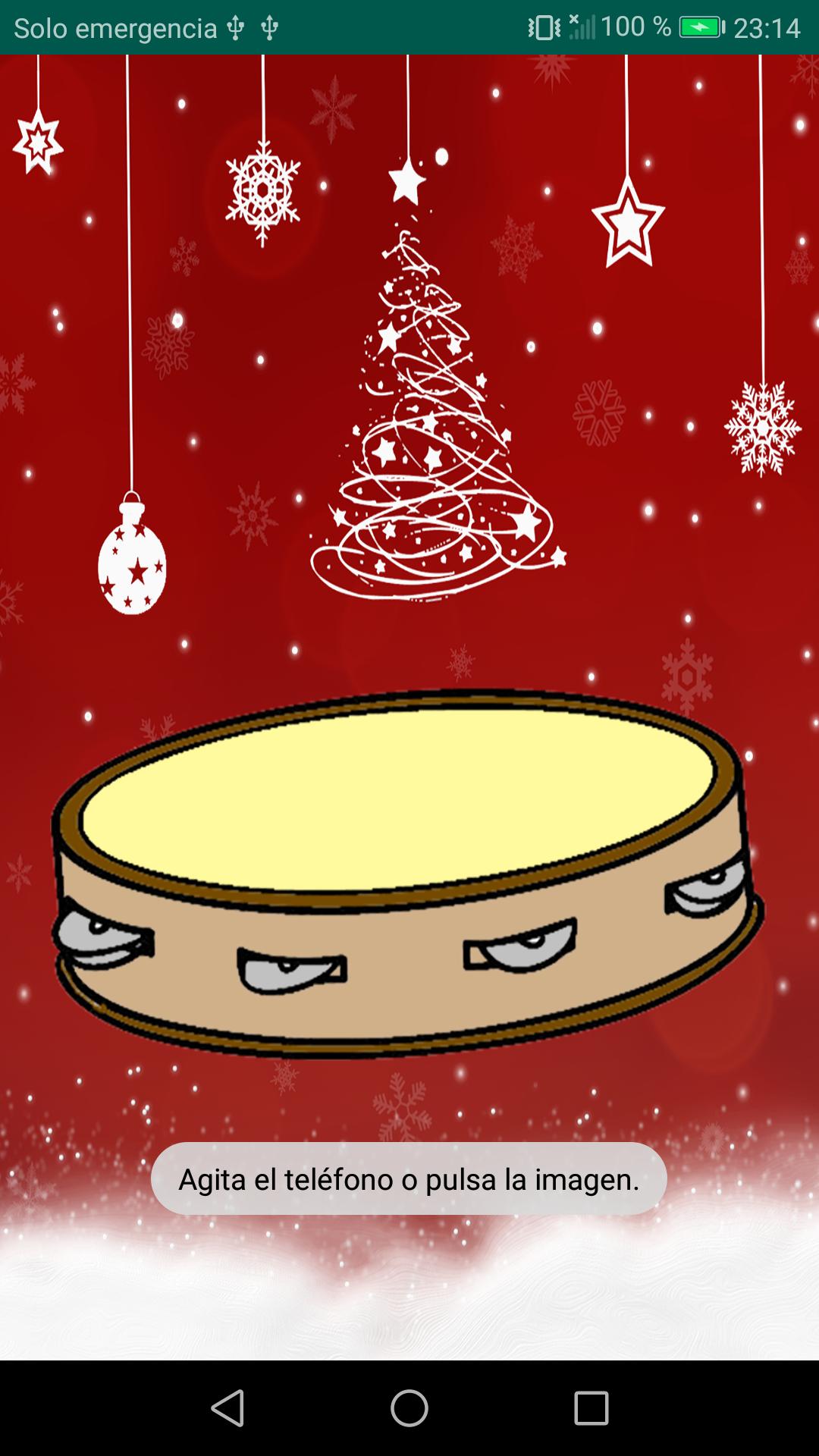 Christmas Tambourine
