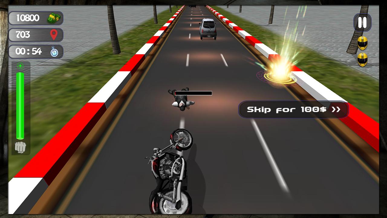 Traffic Attack Rider :3D Stunt
