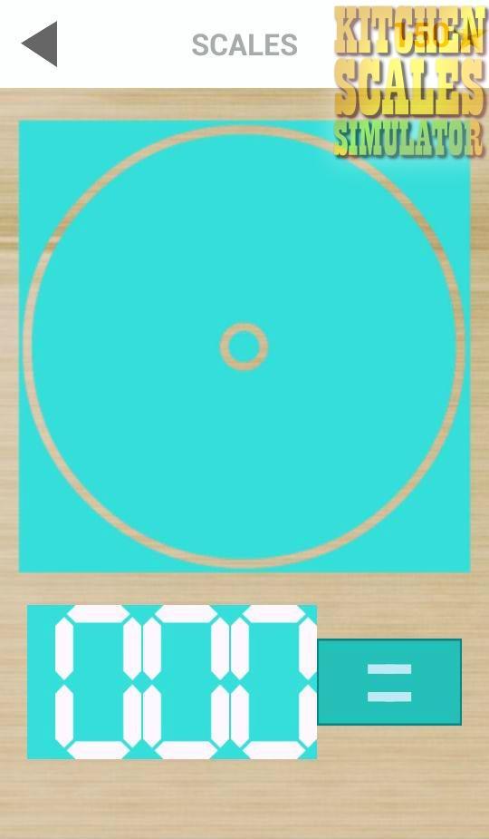 Kitchen Scales Simulator