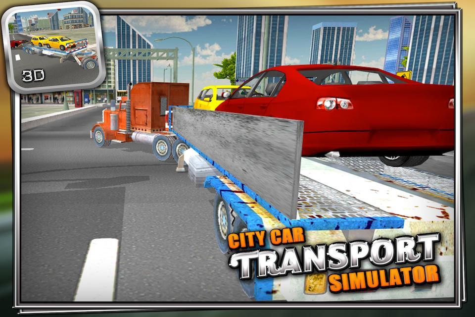 City Car Transport Truck 3D