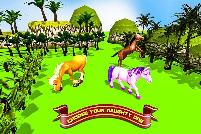 Cartoon Fun Horse Sim
