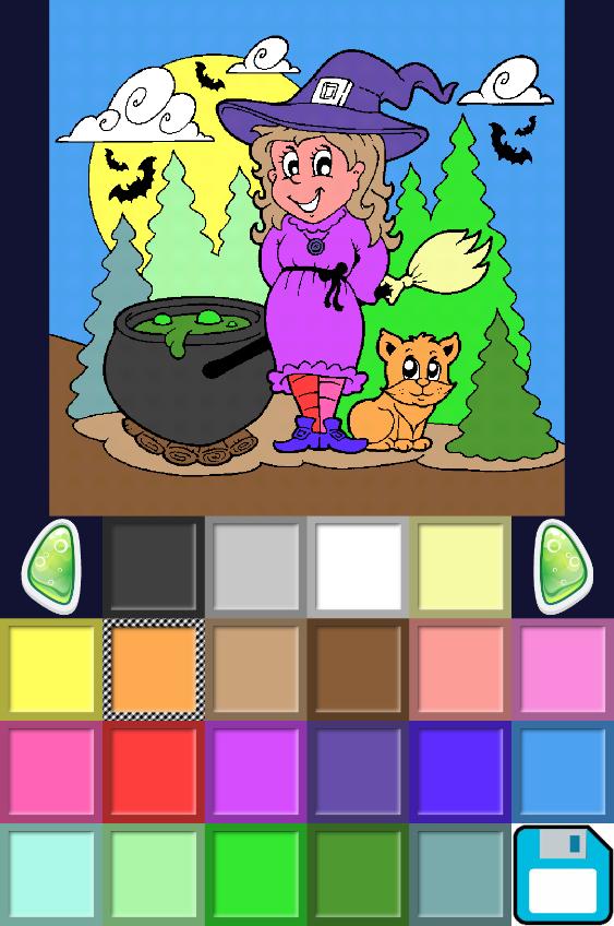 Easy Fill Coloring Game