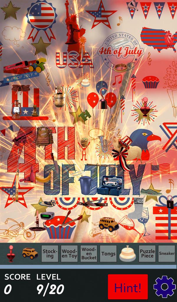 Hidden Object: Stars & Stripes