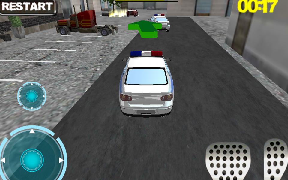 Ultra 3D police Car parking