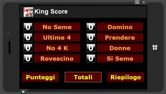 King Pro Score