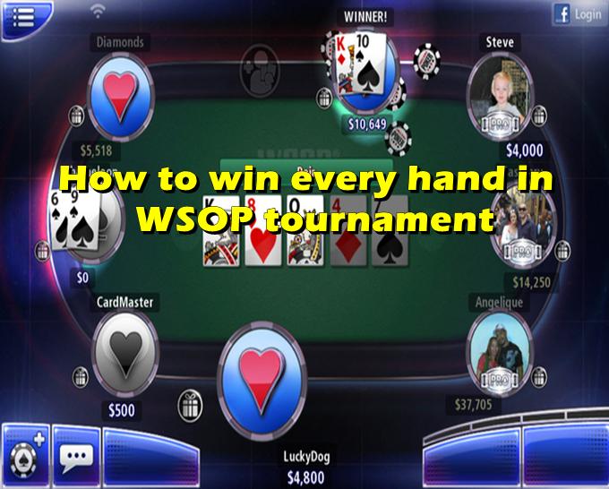 Tips World Series Poker Cheat