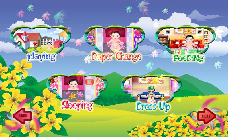 Change Diaper And Feeding Baby