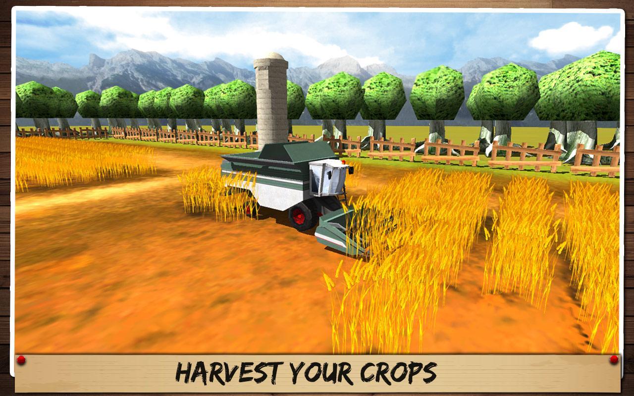 Harvest Tractor Farmer
