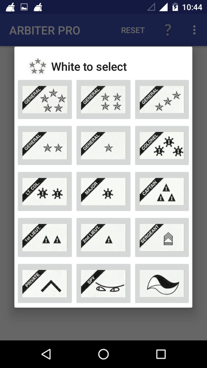 Arbiter Pro for Game of the Generals