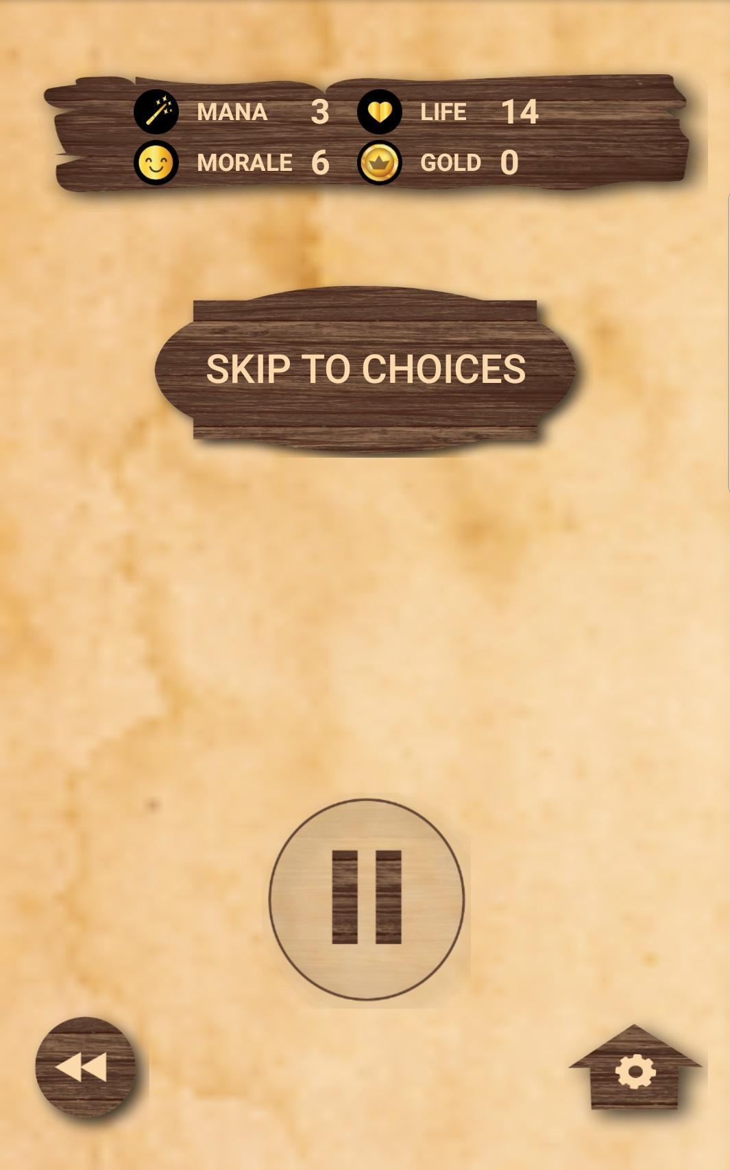 Audio Game: Wizard's Choice