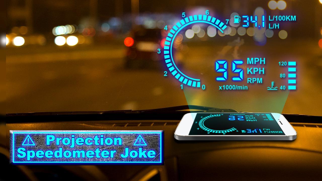 Projection Speedometer Joke