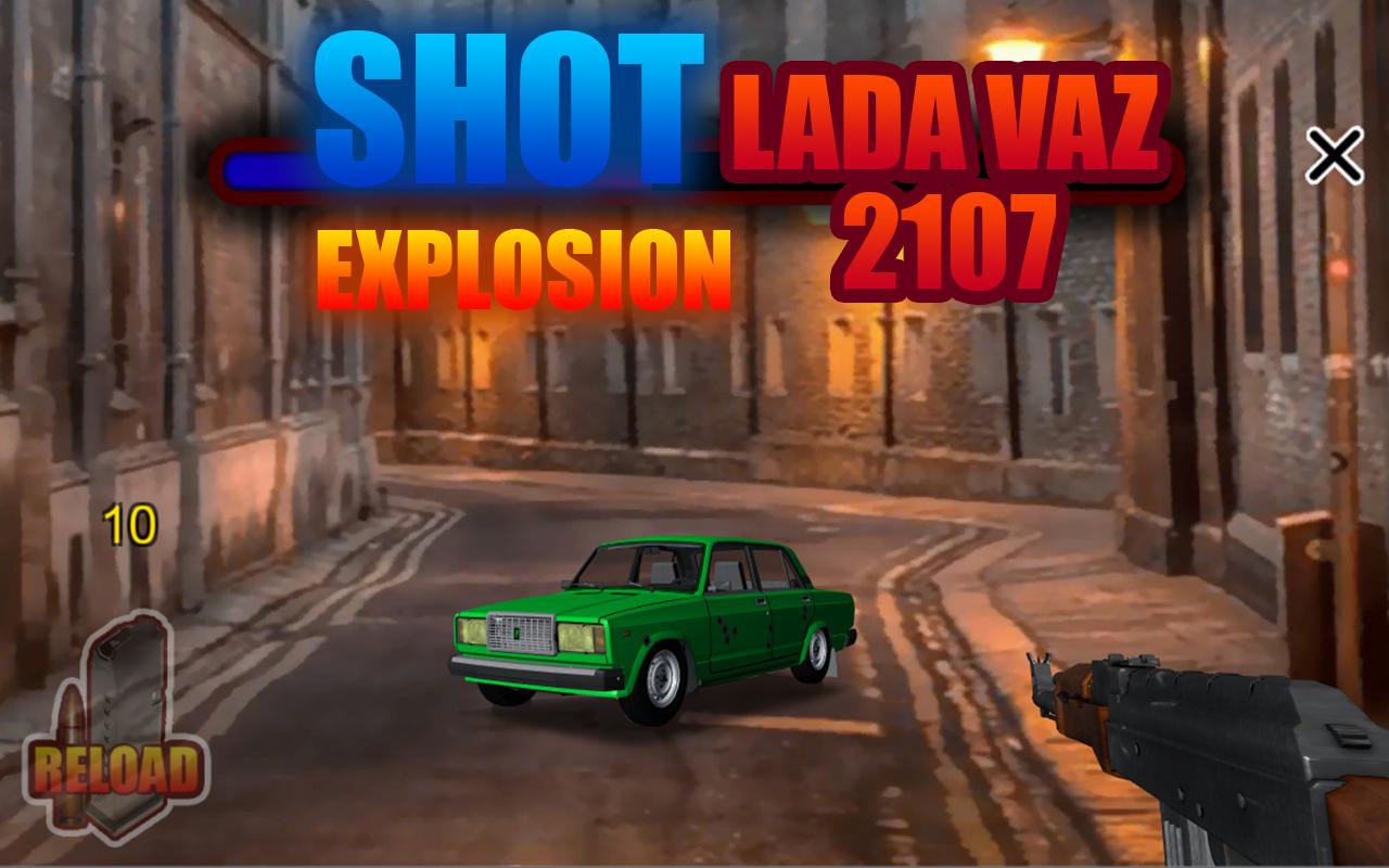 Shot Explosion LADA VAZ 2107