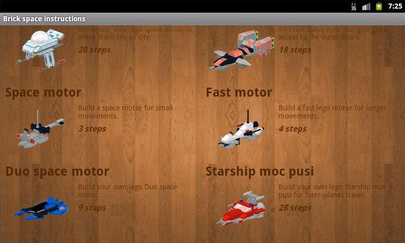 Brick space instructions