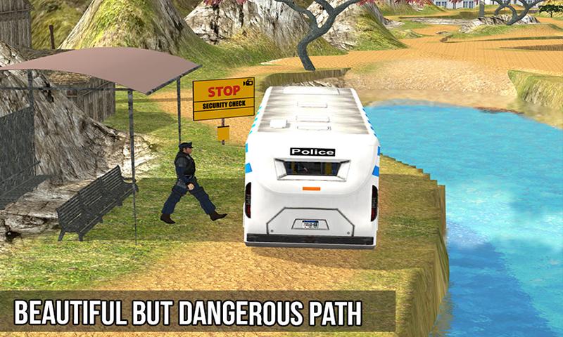 Police Bus Offroad Driver