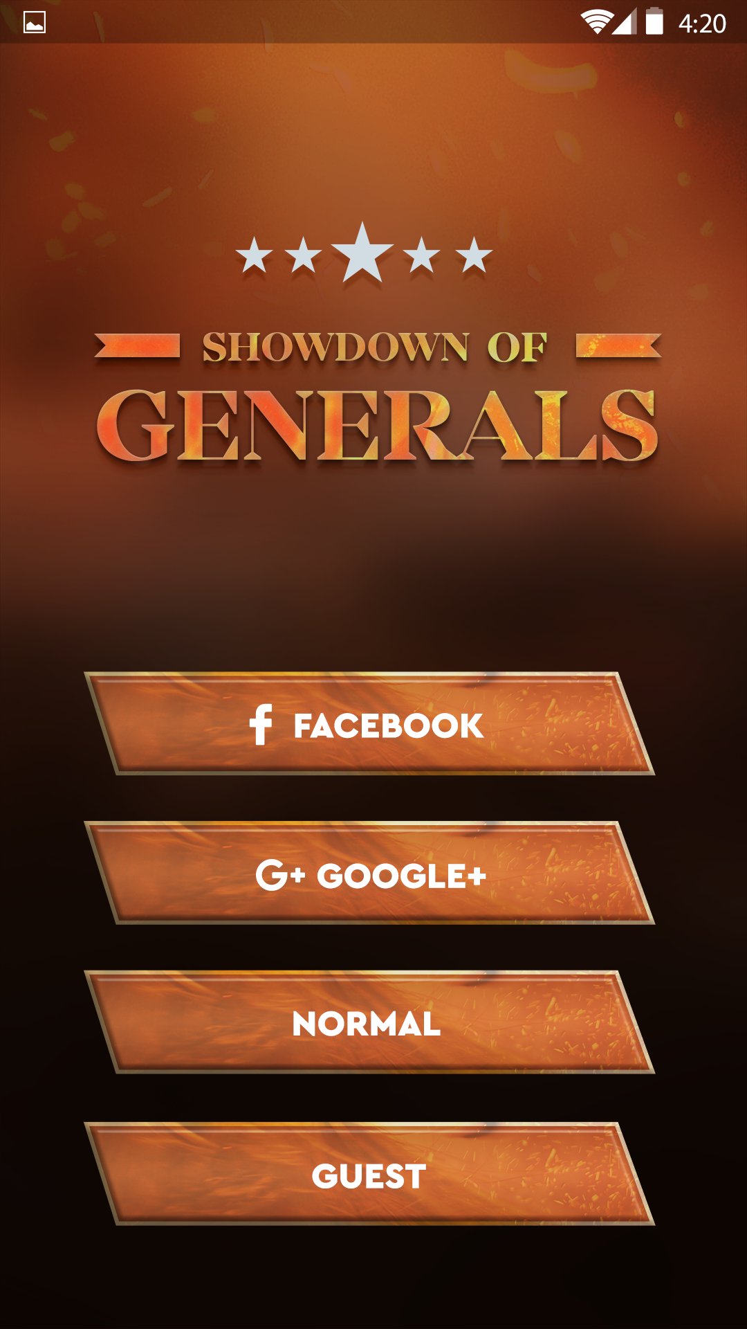 Showdown Of Generals