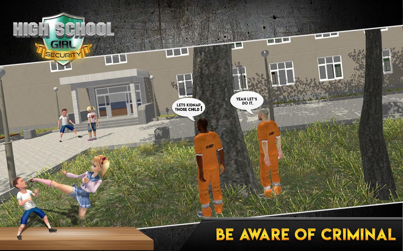 High School Security Anti-bully Girl Simulator
