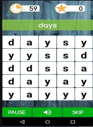 WORD CHALLENGE GAME